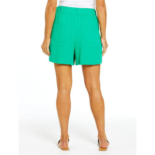 Green linen short from Love Moi Boutique